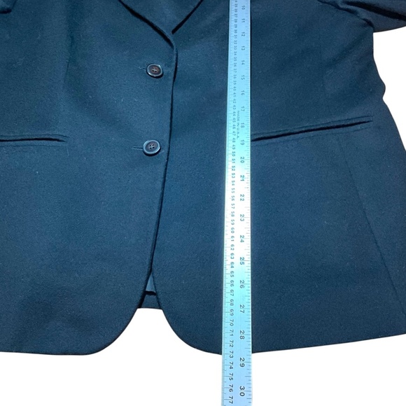 FODERA MISTO Black 100% Virgin Wool Blazer Fully Lined MADE IN ITALY US Sz XL - Picture 8 of 9